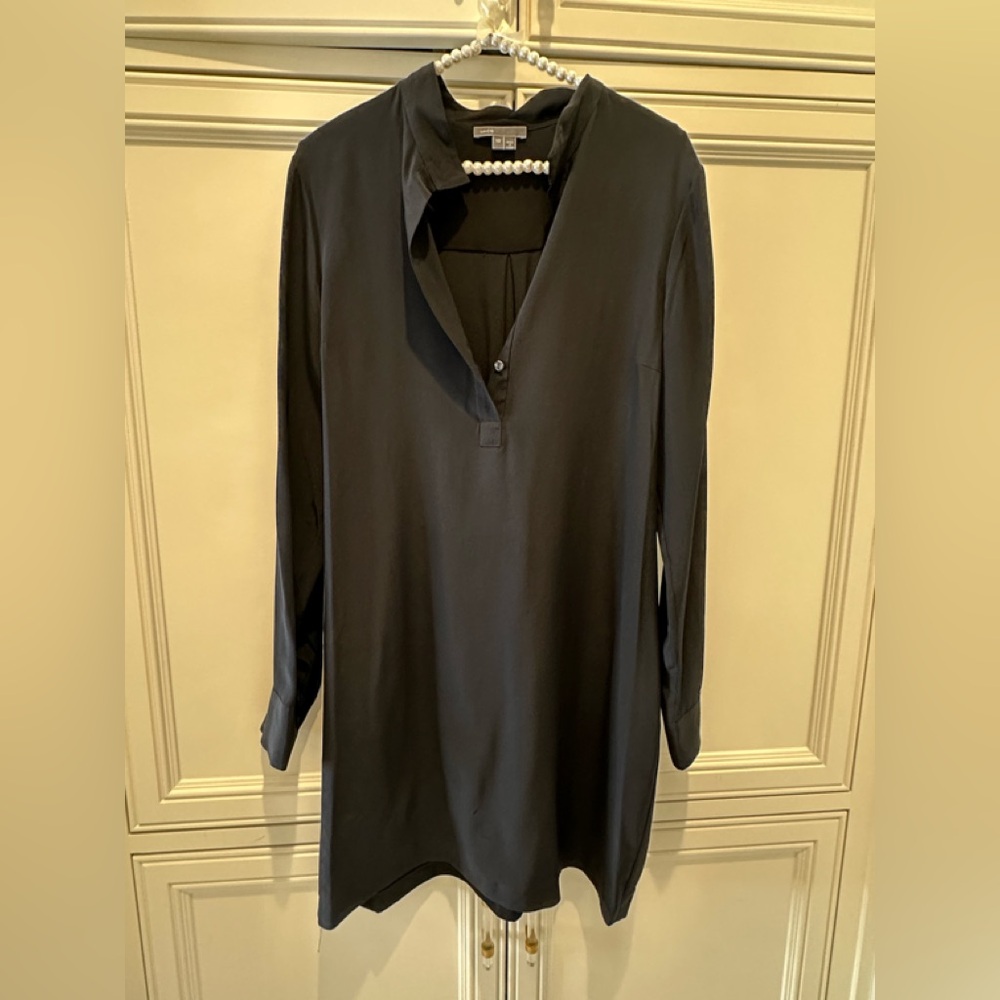 Vince Charcoal Long Sleeve Top